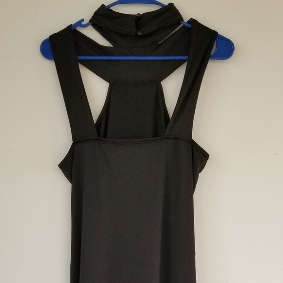 High Collar Bondage LBD - Picture 3 of 5